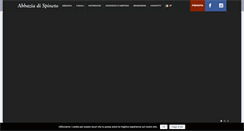 Desktop Screenshot of abbaziadispineto.com